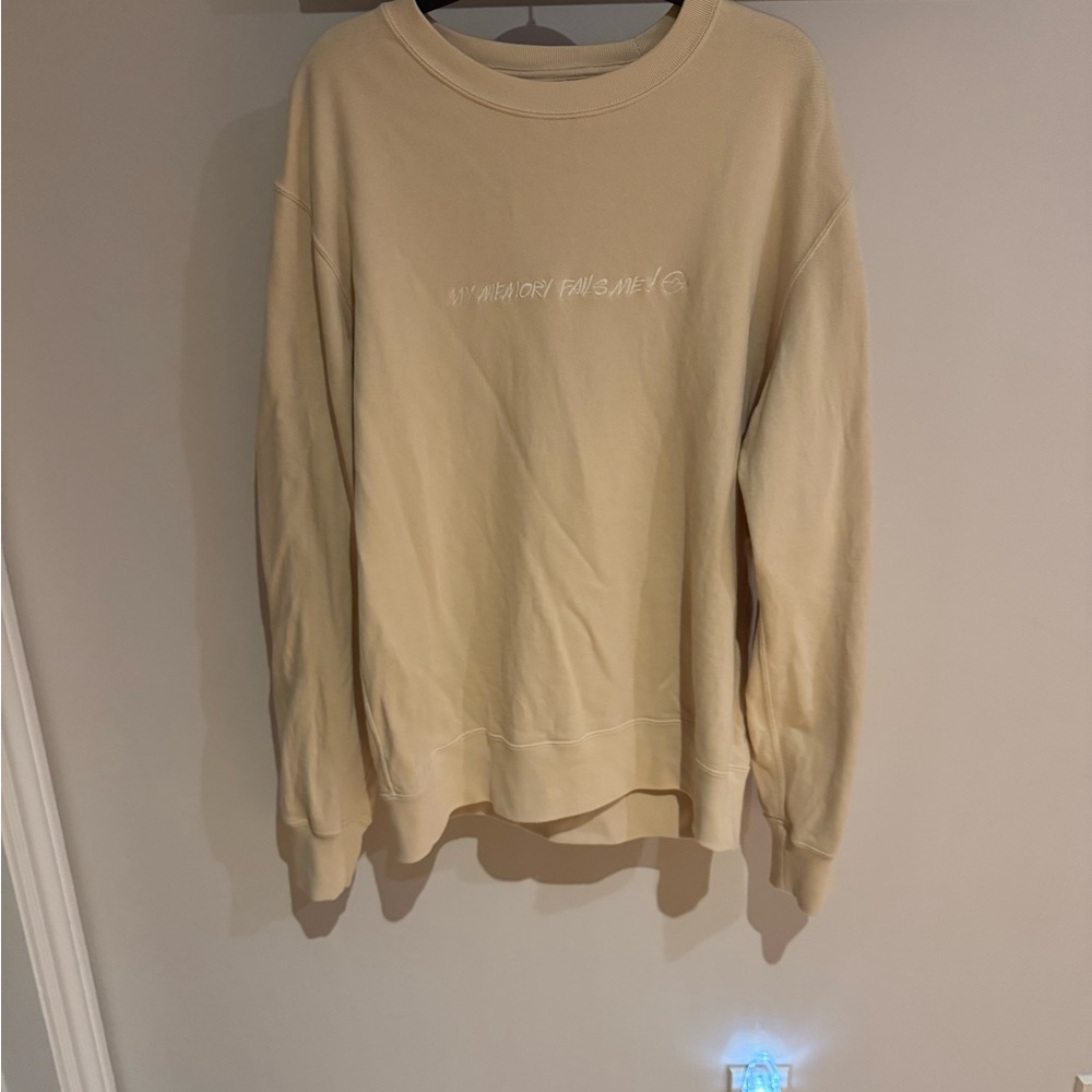 Beige Graphic Uniqlo Pokémon Sweatshirt